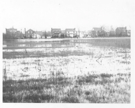 Looking east at Hubbard near Elmira - 1943

