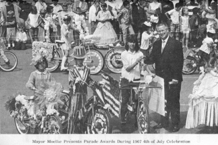 Mayor Moelke with Historic Dresses - 1967
