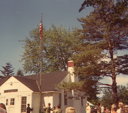 Raising the flag - 1971